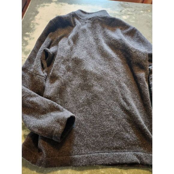 Smartwool Men's Hudson Trail Fleece Half Zip Sweater  in grey sz Medium - Picture 5 of 5